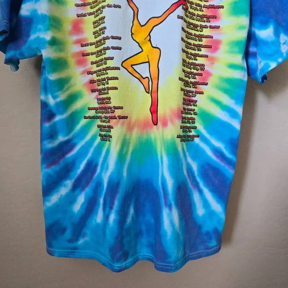 Dave Matthews Band 2019 Concert Tour Tie Dye Graphic T-Shirt Men’s Large Unisex - Picture 9 of 11